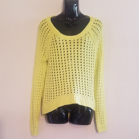 Rock & Republic Sweaters - mint highlighter green sweater